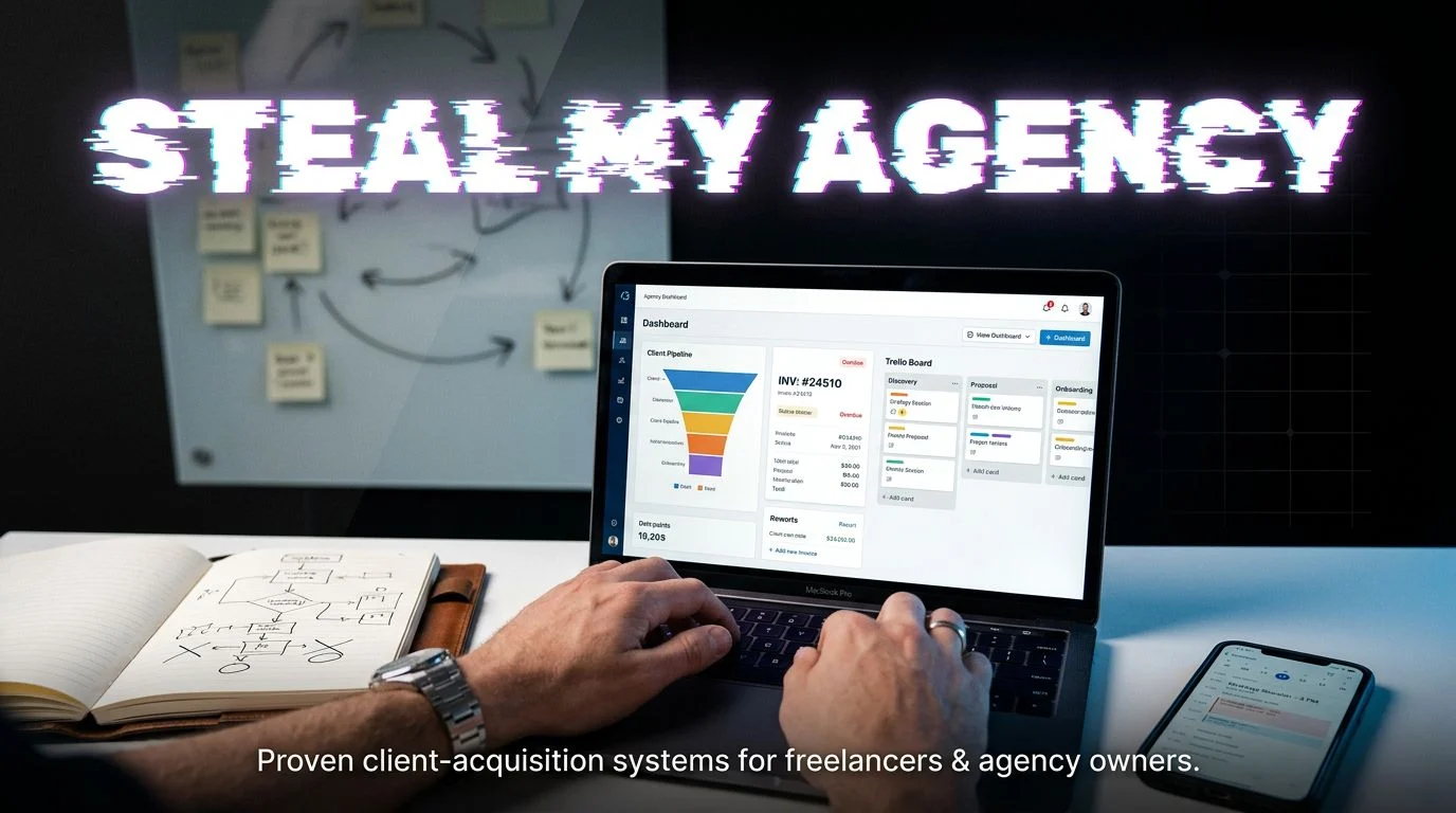 Steal My Agency course cover