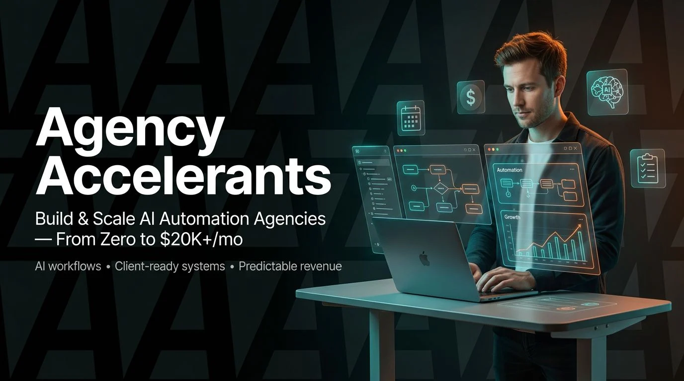 Agency Accelerants AI agency course cover