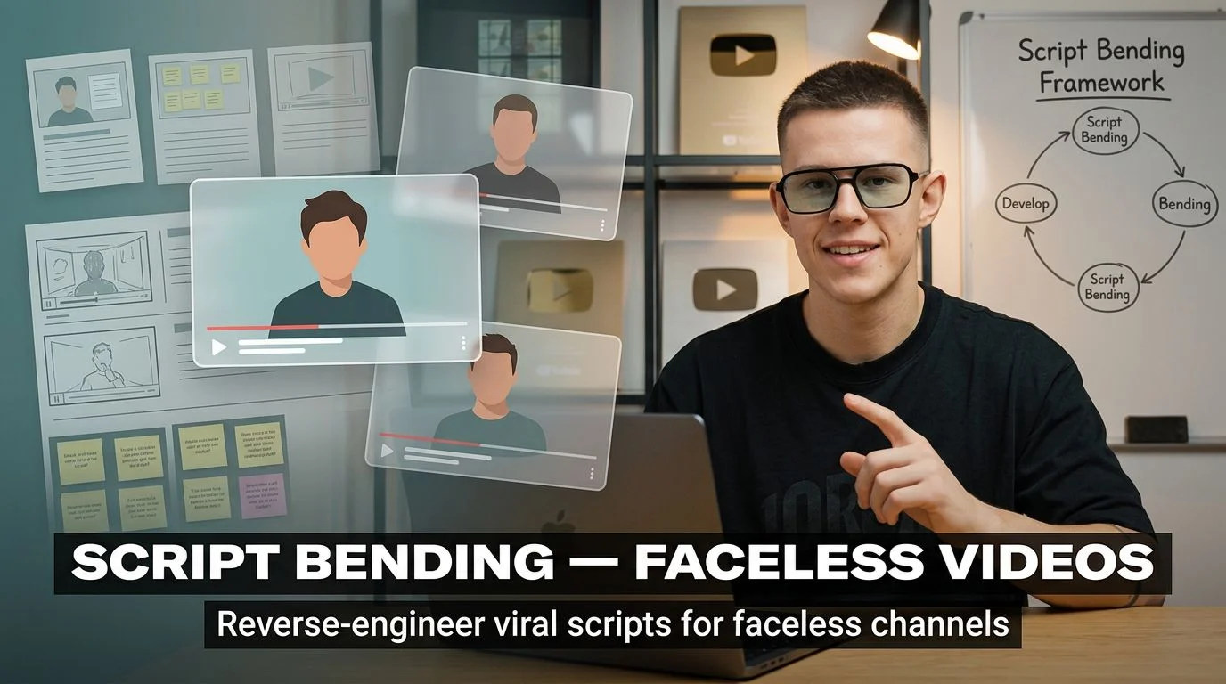 YouTube Script Bending Workshop - Faceless Videos course cover