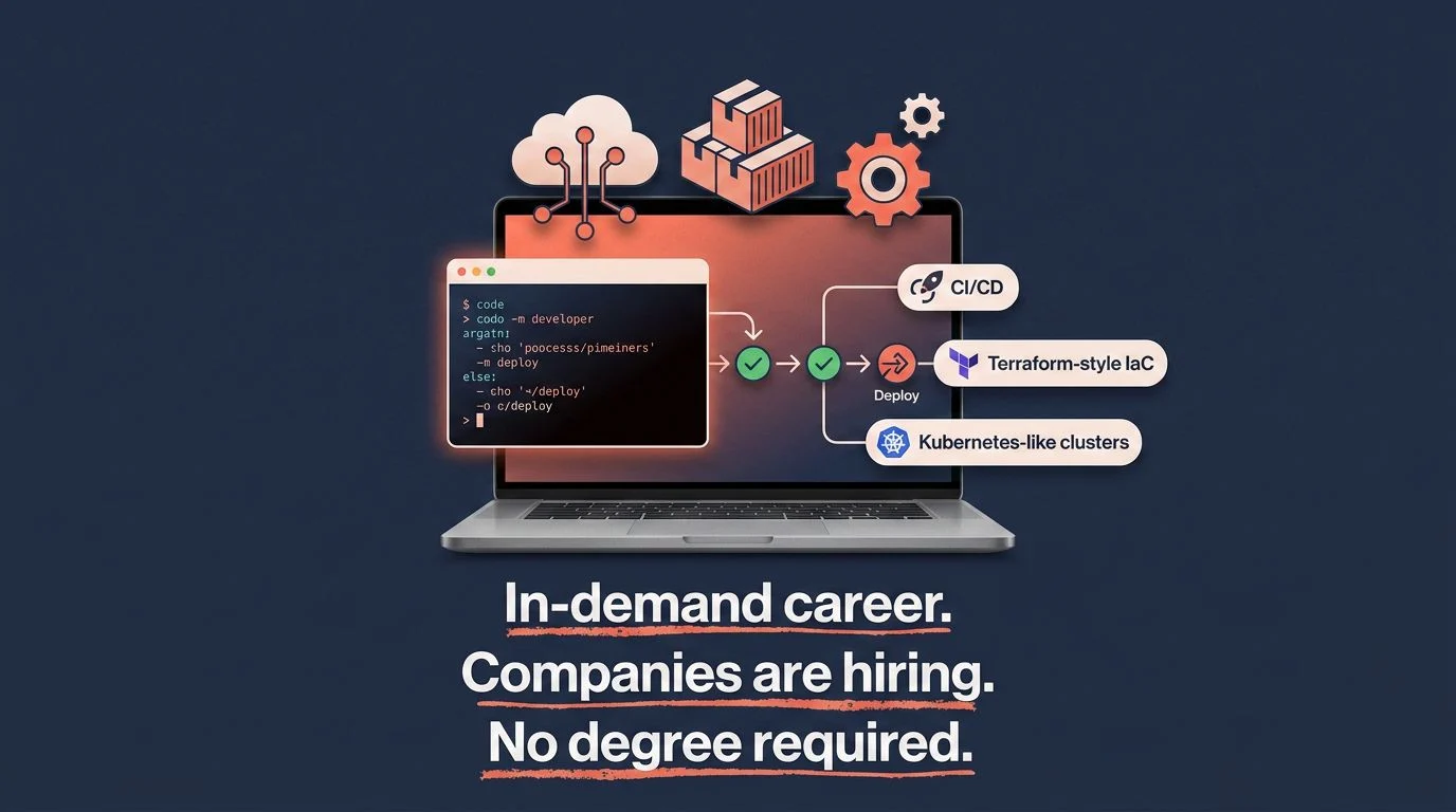 Break Into DevOps Zero To Engineer Roadmap course cover