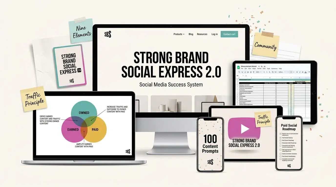 Strong Brand Social Express 2.0 by Katie Wight course cover