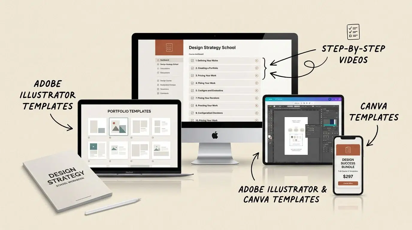Davey and Krista Design Strategy School course cover