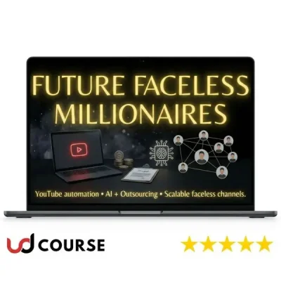 Cover image of YouTube Future Faceless Millionaires guidebook.