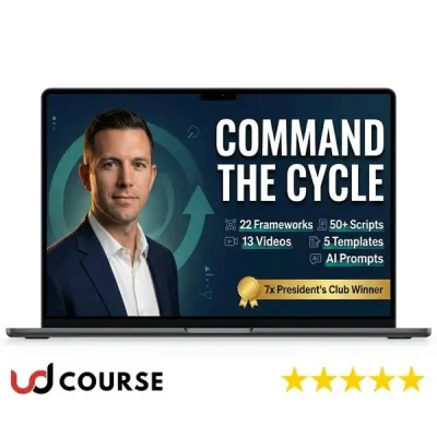 Book cover of 'Command The Cycle' by Brian LaManna featuring dynamic graphics.