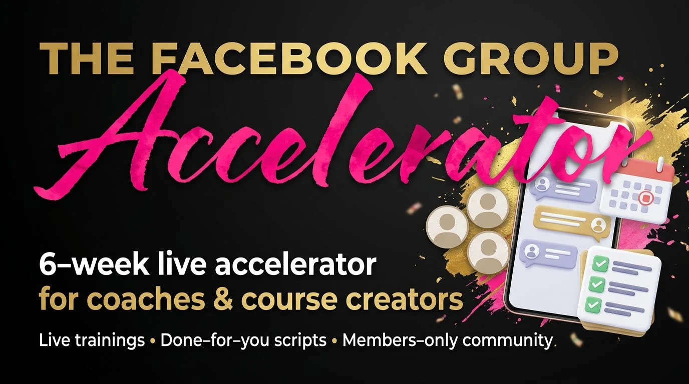 The Facebook Group Accelerator by Christina Jandali