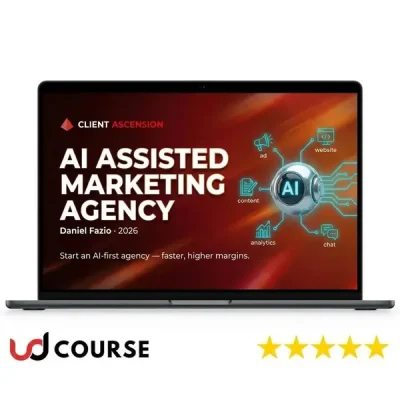 Promotional image for Daniel Fazio's AI Assisted Marketing Agency 2026
