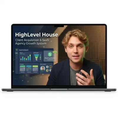 HighLevel House product image showcasing client acquisition tools for SaaS growth