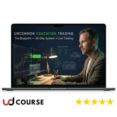Cover of Uncommon Education Trading by Jeremy Lieber showcasing trading insights.