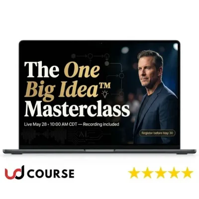 Jon Brosio leading the One Big Idea Masterclass with engaged participants.