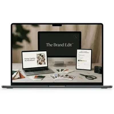 Kadie Smith's Brand Edit & Business Bundle showcasing tools for branding.