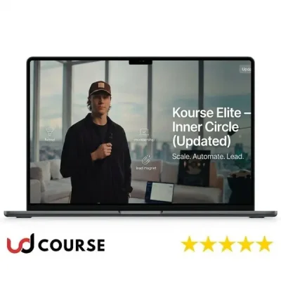 Kourse Elite Inner Circle logo and membership benefits overview.