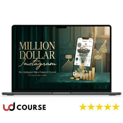Cover of Million Dollar Instagram by Leanne Lopez Mosley, featuring vibrant designs.