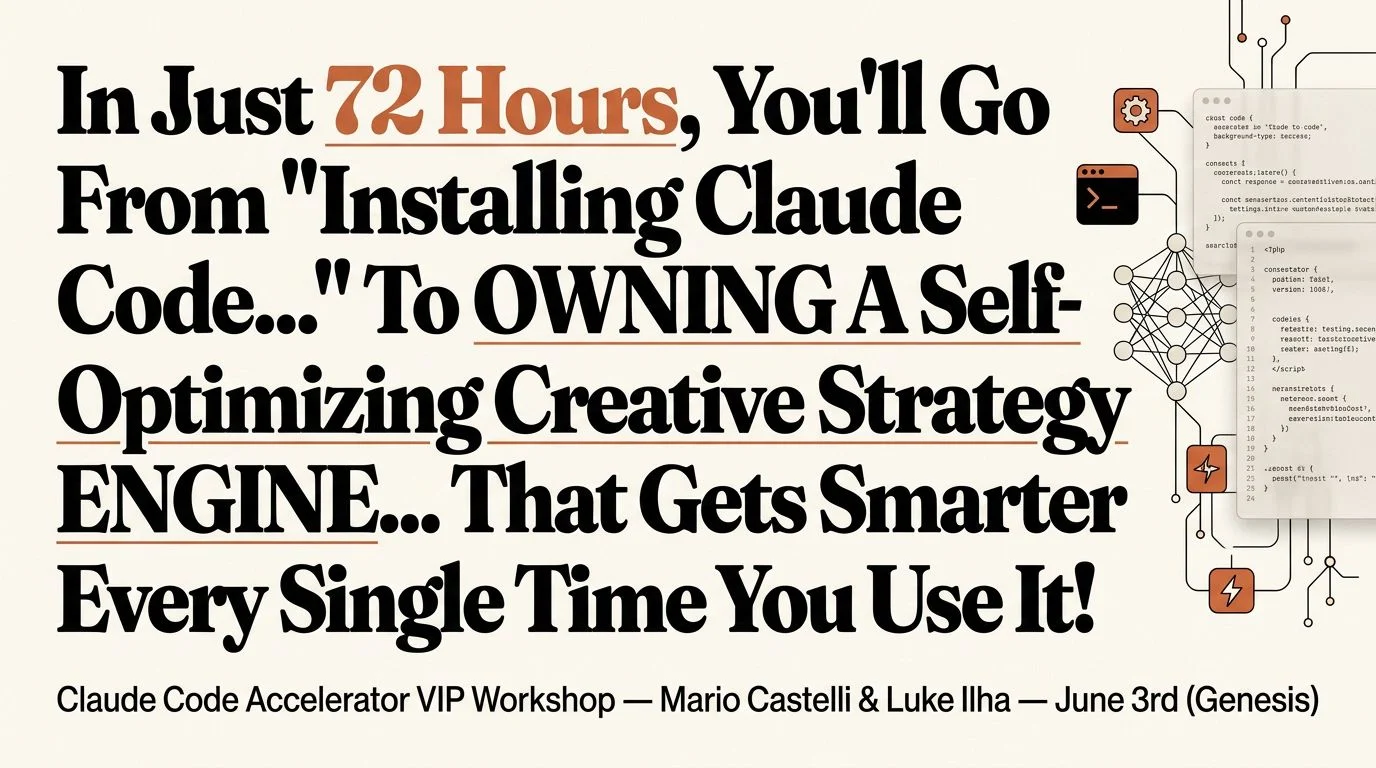 GENESIS Claude Code Accelerator by Mario Castelli and Luke Ilha