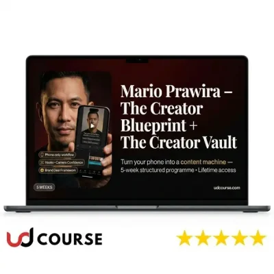 The Creator Blueprint and Vault by Mario Prawira, showcasing innovative tools for creators.