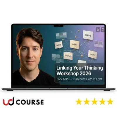 Image of Nick Milo leading the Linking Your Thinking Workshop 2026