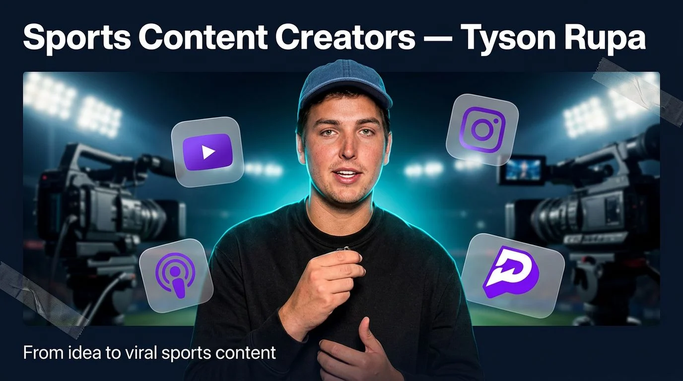 Sports Content Creators by Tyson Rupa