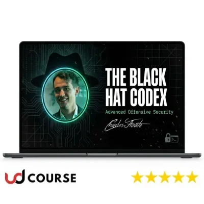 Cover of The Black Hat Codex by Charles Float, showcasing cybersecurity themes