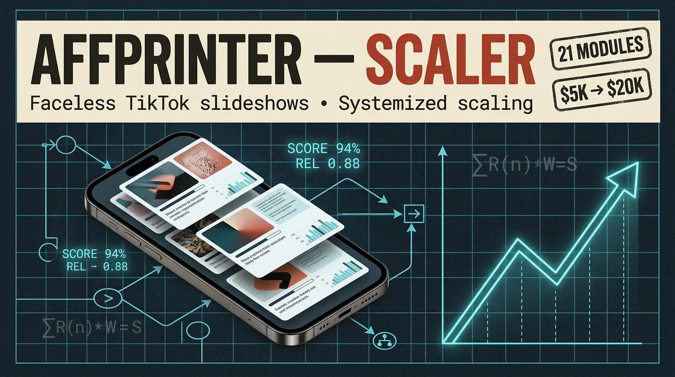 Affprinter Scaler faceless affiliate course