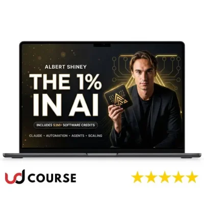 Cover of 'Albert Shiney – The 1% in AI' showcasing AI themes and insights.