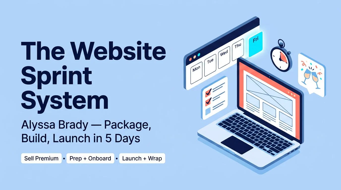 The Website Sprint System by Alyssa Brady