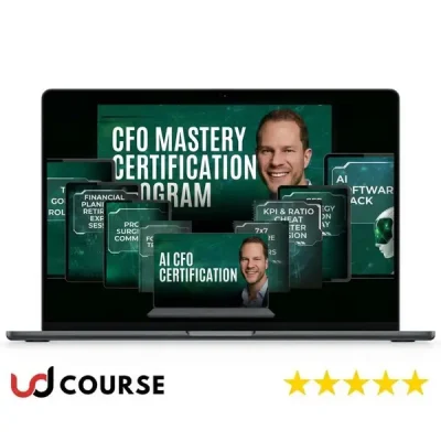 CFO Mastery program cover by Charles Leikauf, showcasing financial growth and leadership.
