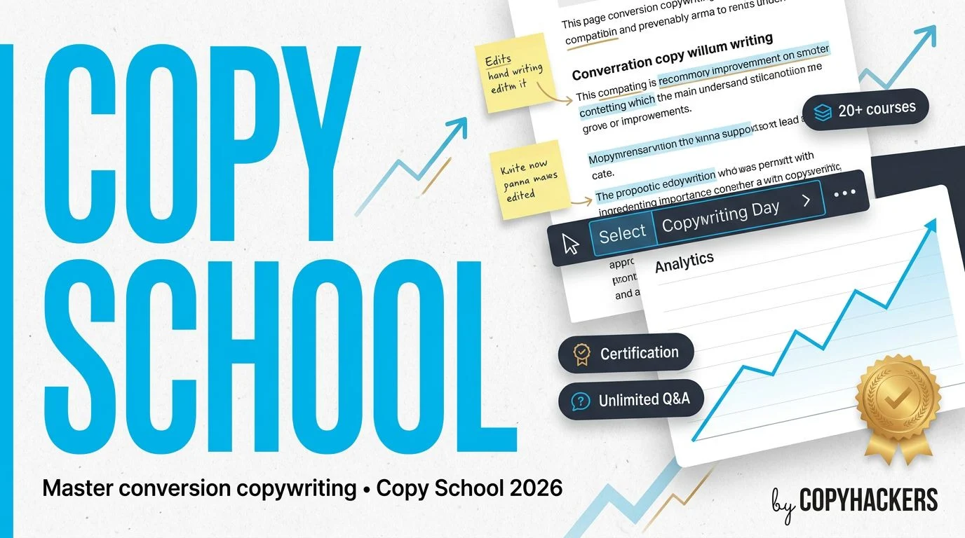 Copy School 2026 by Copyhackers
