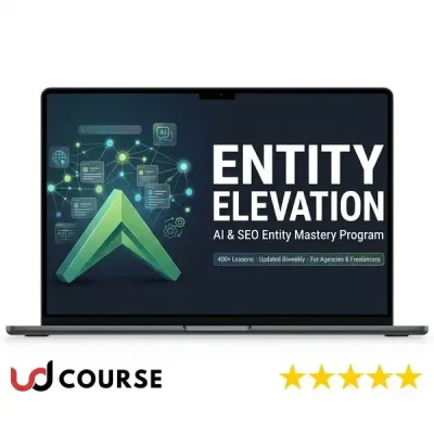 Image of Entity Elevation program logo and course materials.