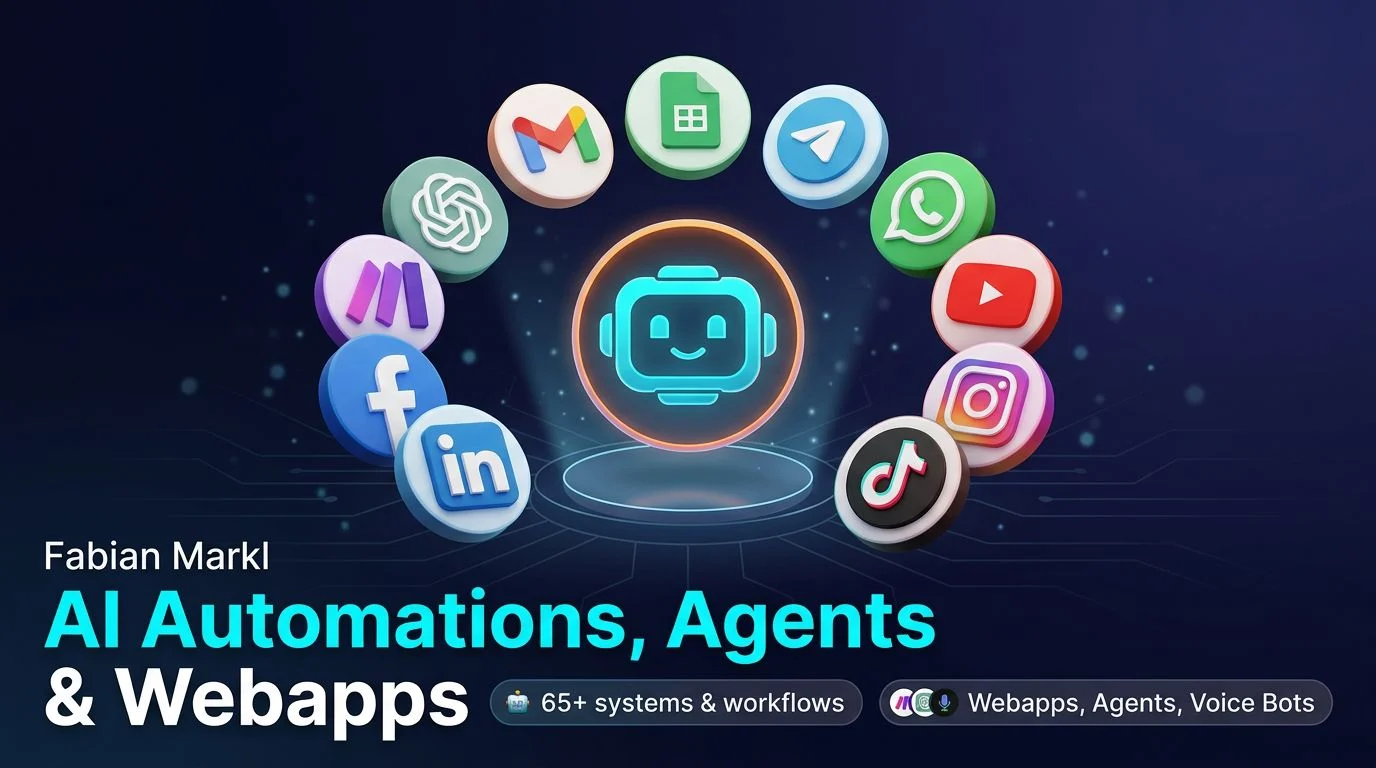 AI Automations, Agents and Webapps by Fabian Markl