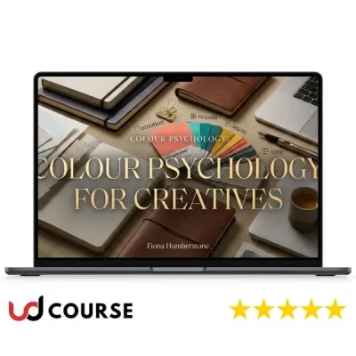 Book cover of Colour Psychology for Creatives by Fiona Humberstone.