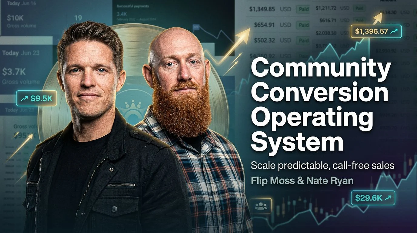 Community Conversion Operating System by Flip Moss and Nate Ryan
