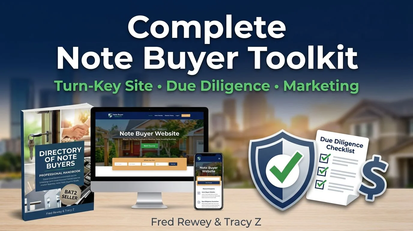 The Complete Note Buyer Toolkit by Fred Rewey and Tracy Z
