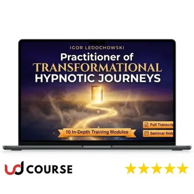 Igor Ledochowski leading a transformational hypnotic session.