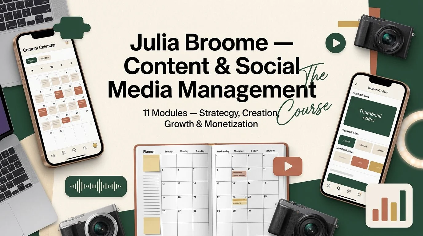 Content & Social Media Management by Julia Broome