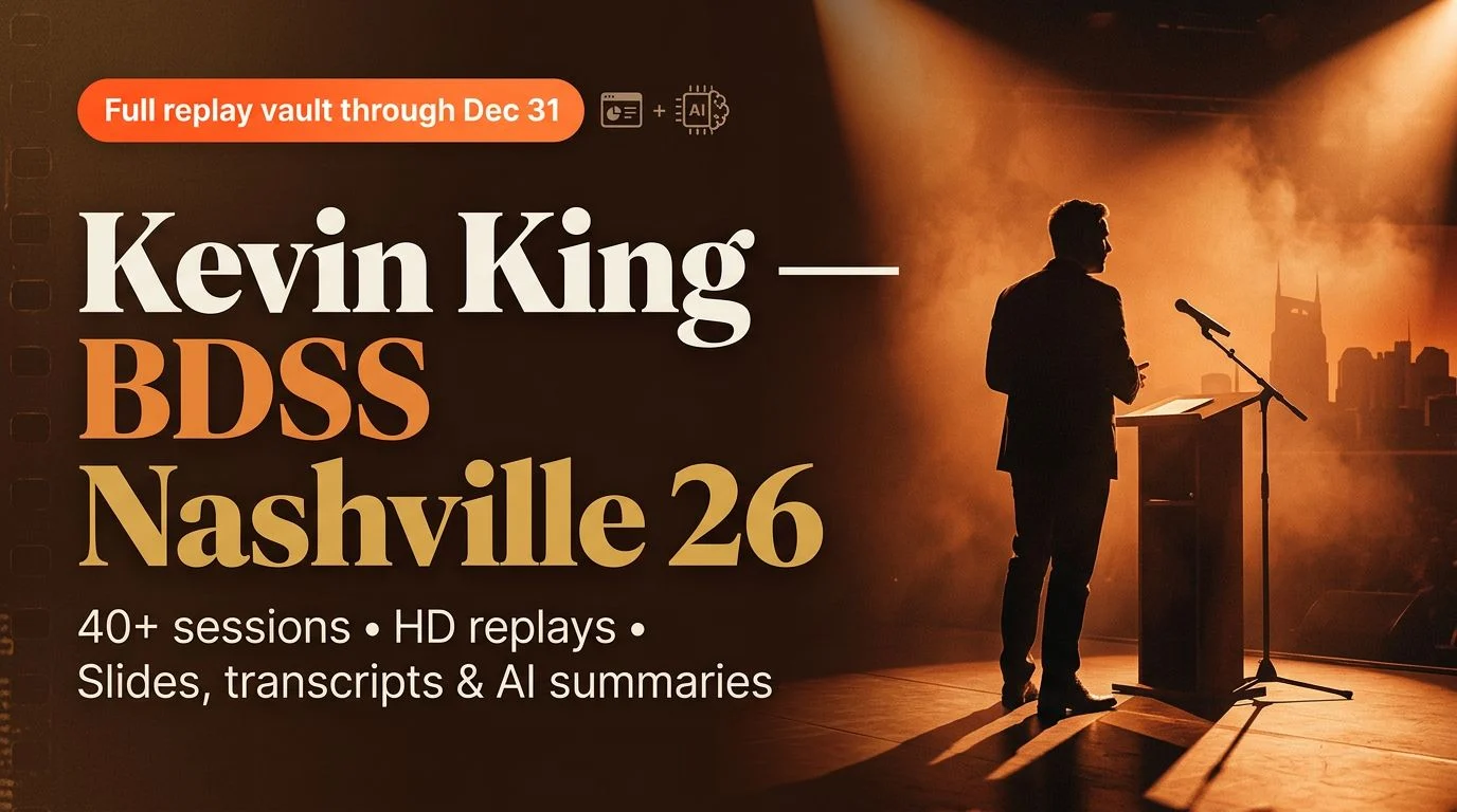 BDSS Nashville 26 replay vault by Kevin King