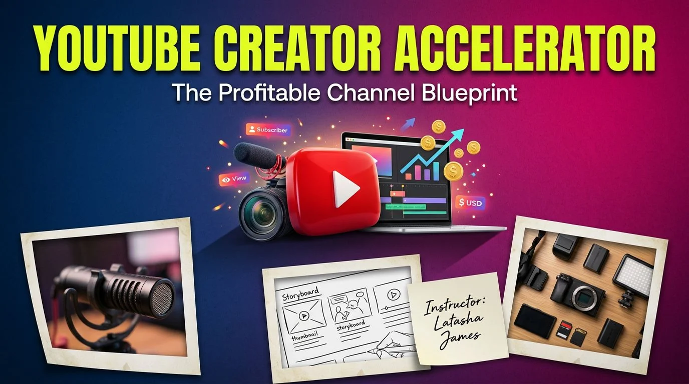 YouTube Creator Accelerator by Latasha James