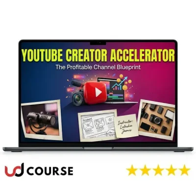 Latasha James teaching YouTube strategies in an online course.