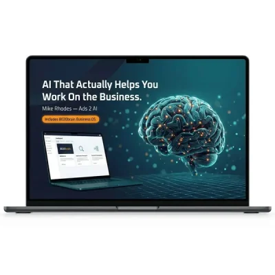 Cover image of Mike Rhodes' Ads 2 AI product for advertising