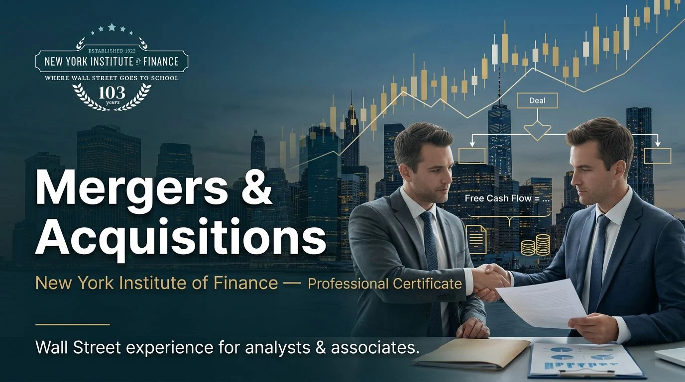 Mergers and Acquisitions by the New York Institute of Finance