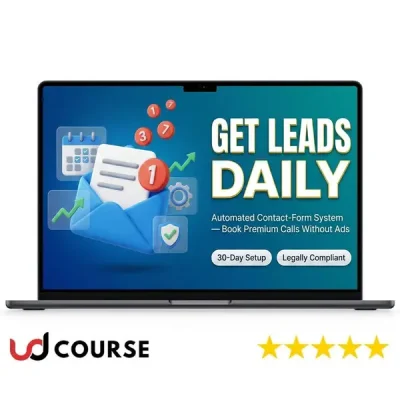 Cover of 'Get Leads Daily' by Ryan Borden showcasing lead generation techniques.