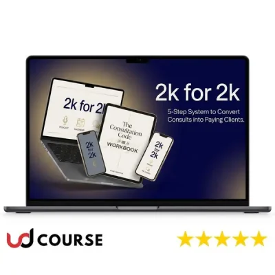 Stacey Boehman's 2k for 2k program logo and branding visuals.