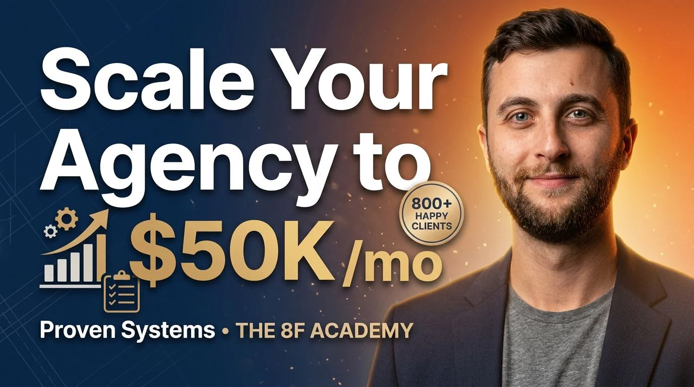 The 8F Academy agency scaling systems by Jordan Ross