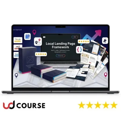 Tim Kahlert's Local Landing Page Framework showcasing SEO strategies.