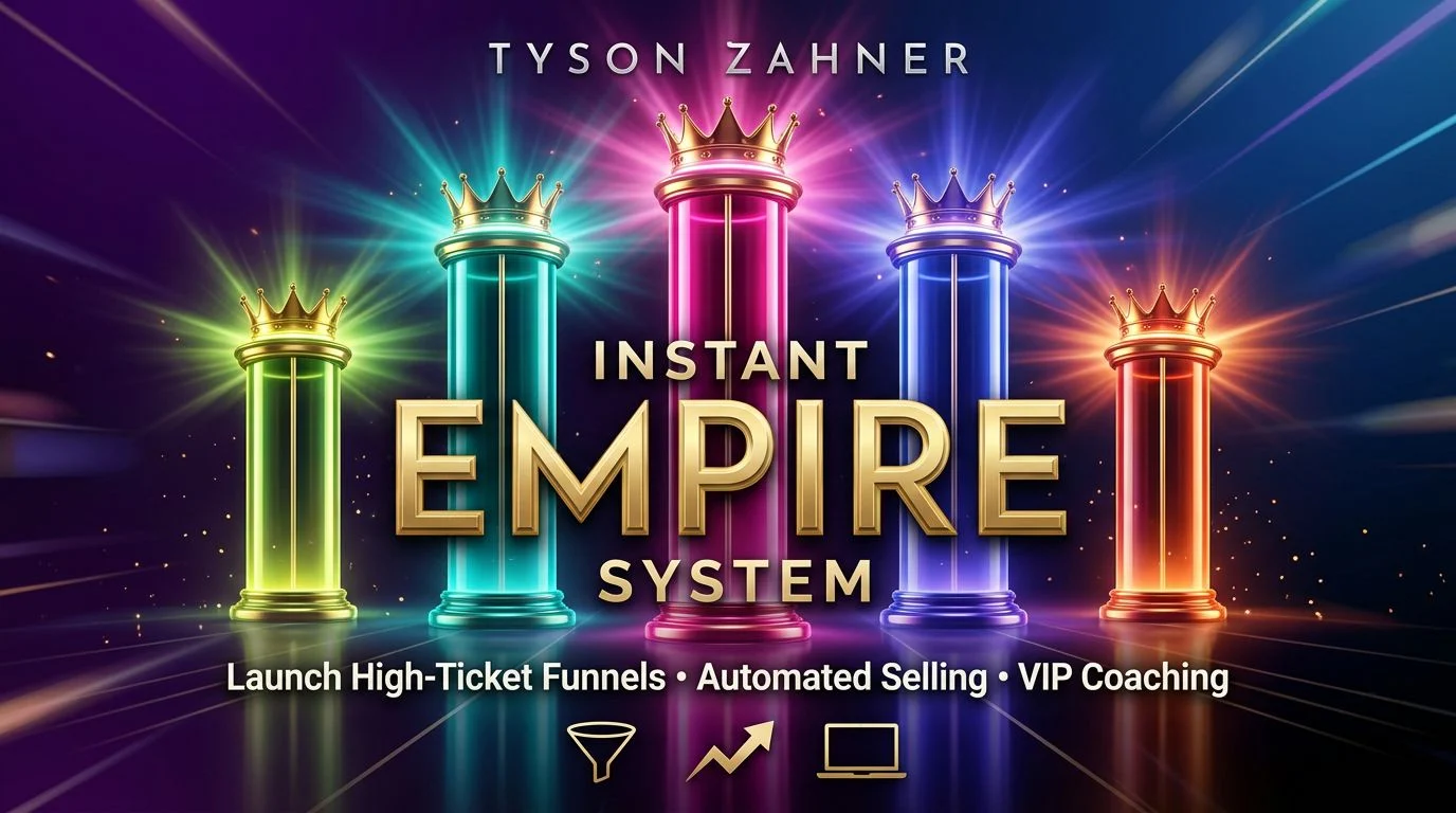 The Instant Empire System by Tyson Zahner