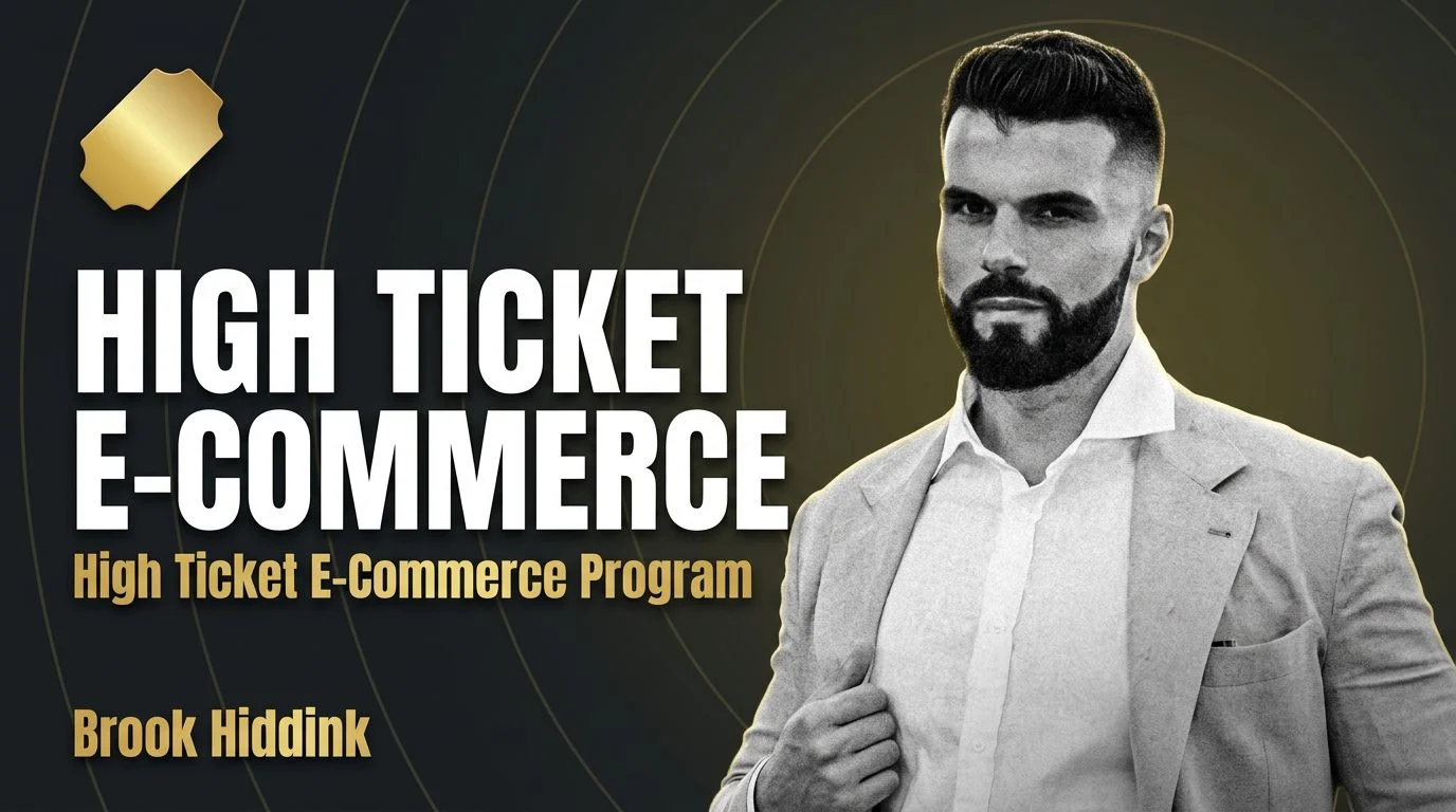 brook hiddink high ticket e commerce program 4441d9