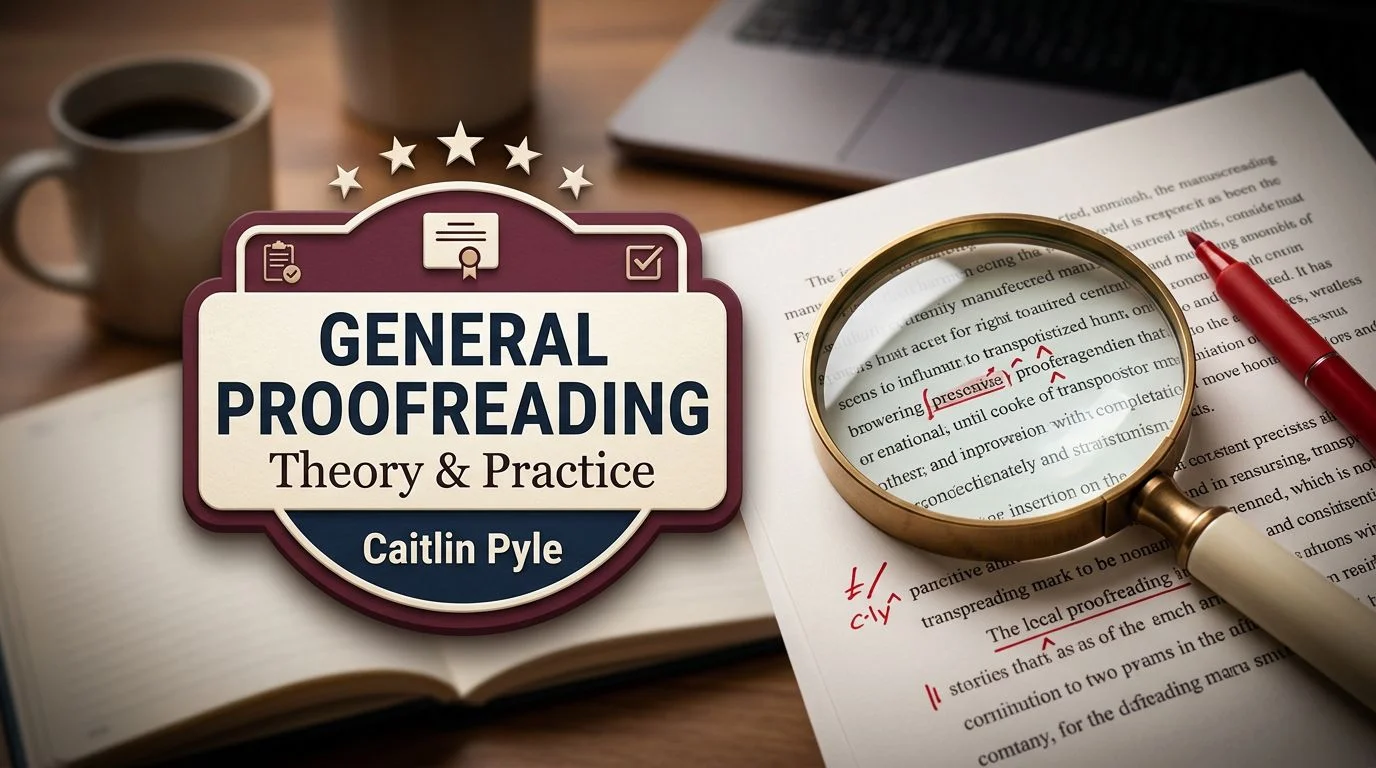 General Proofreading by Caitlin Pyle