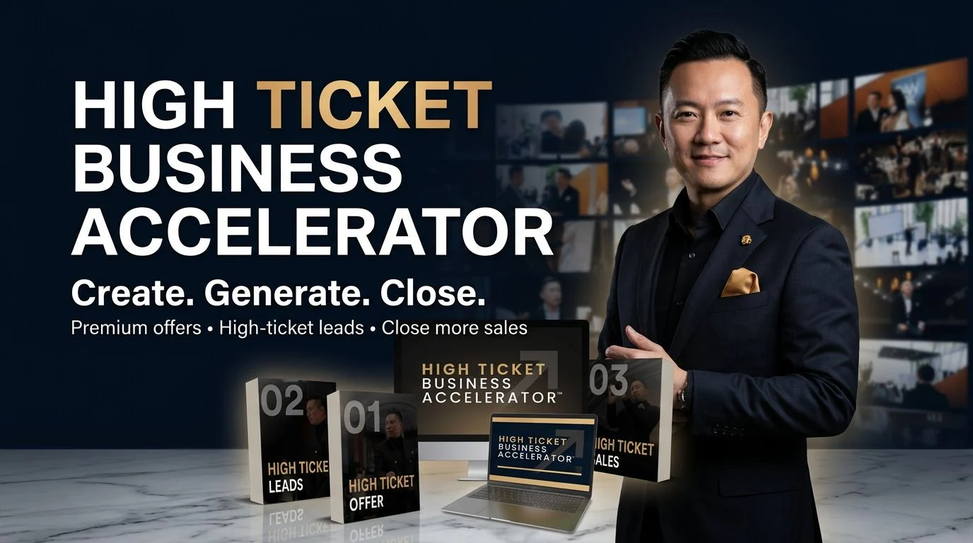 Dan Lok High Ticket Business Accelerator course library
