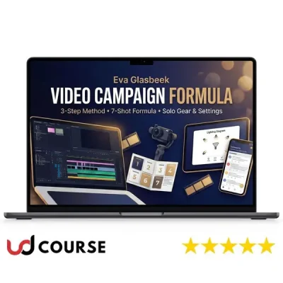 Cover of Eva Glasbeek's Video Campaign Formula guidebook