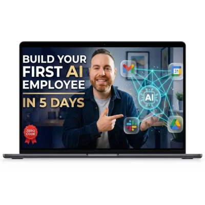 Cover of 'Build Your First AI Employee in 5 Days' by Jay Margaliot