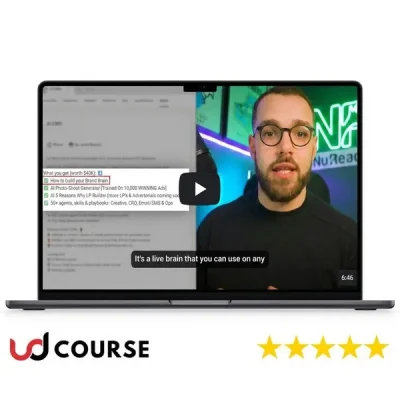 Jordan Bazouzi promoting AI CMO services for DTC brands.