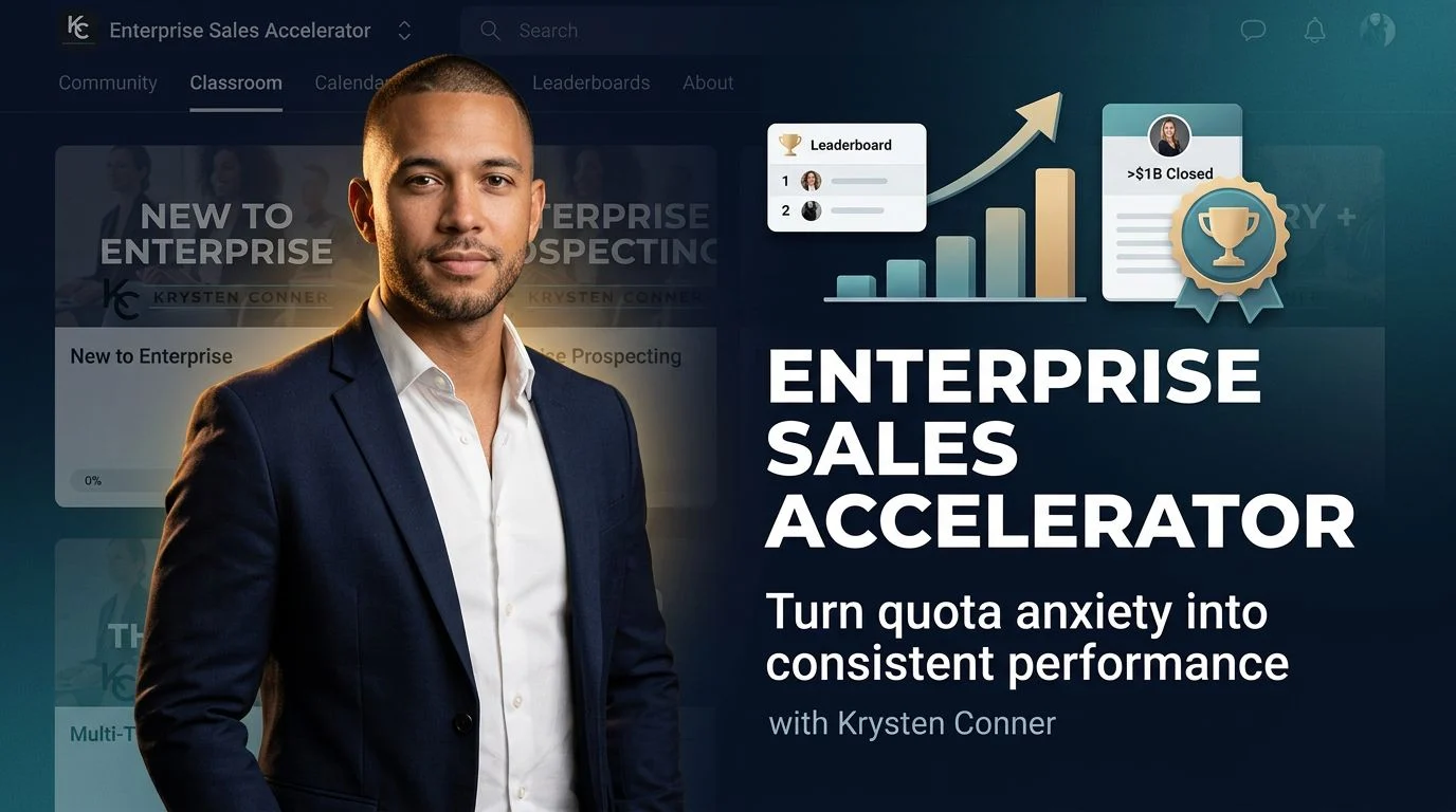 krysten conner enterprise sales accelerator 21c1bc